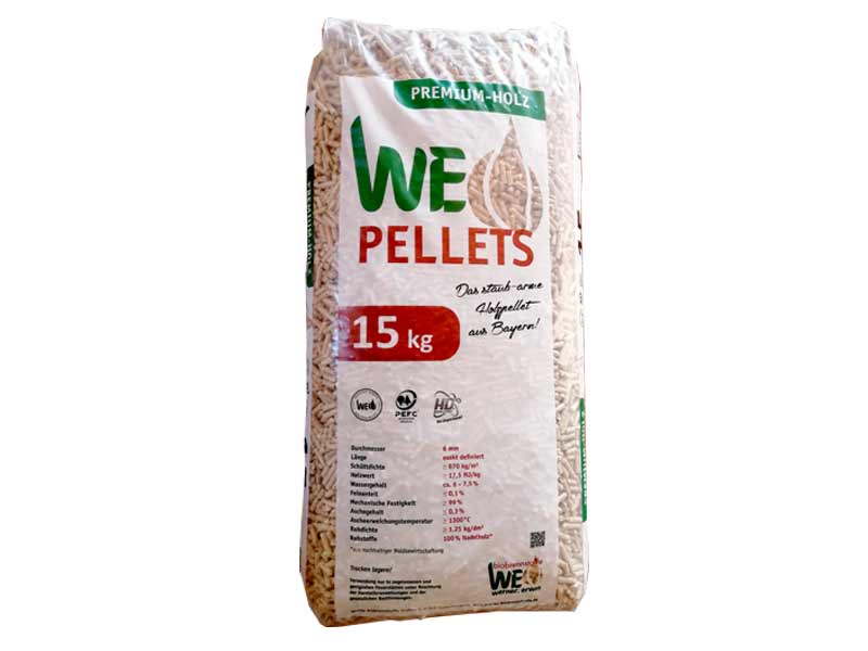 Werner Holzpellets als Sackware